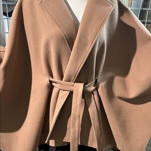 BEIS Tan Women's Poncho Sweater